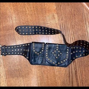 Beautiful studded belt bag!